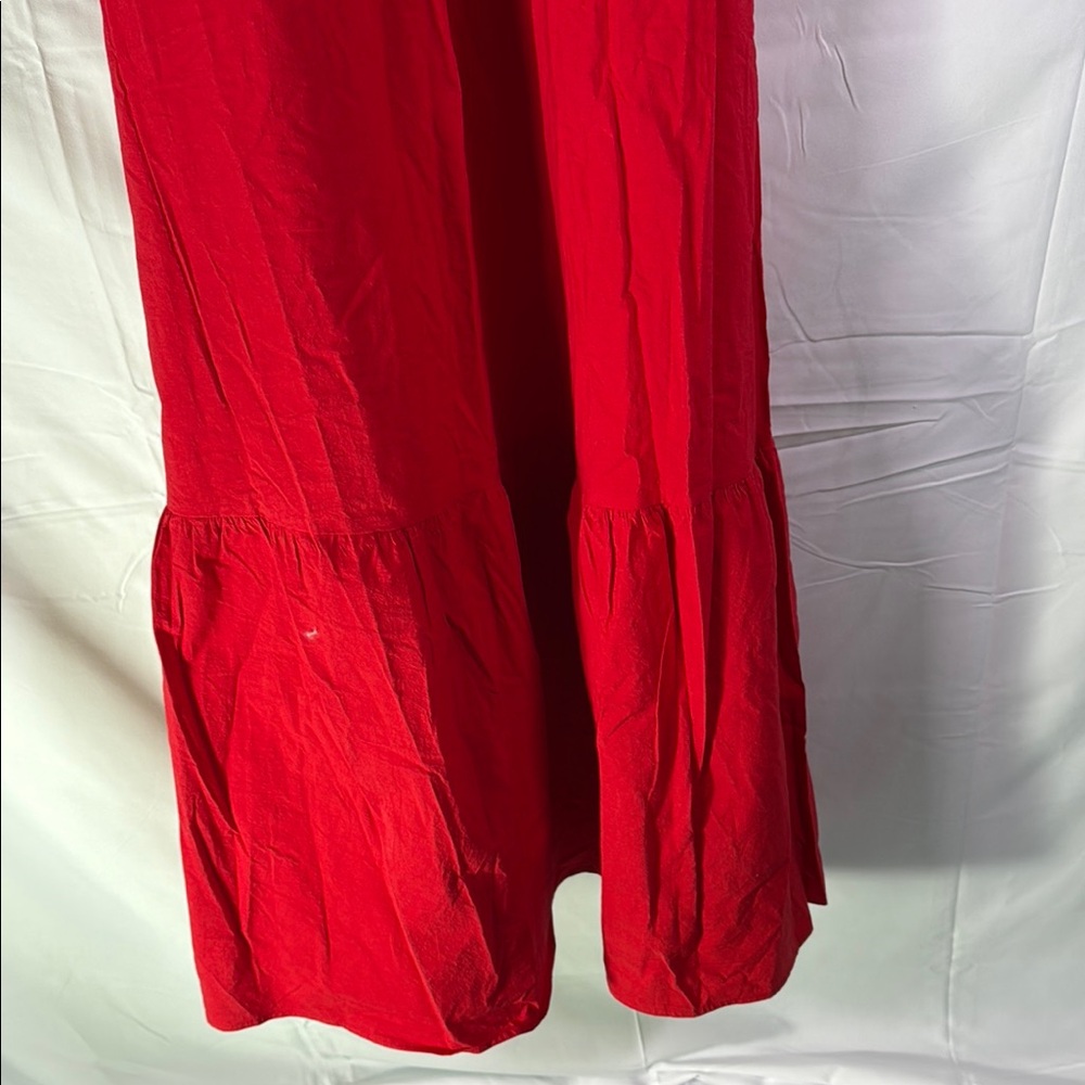 Universal Thread Red Ruffled Smocked Maxi Dress - Picture 10 of 15